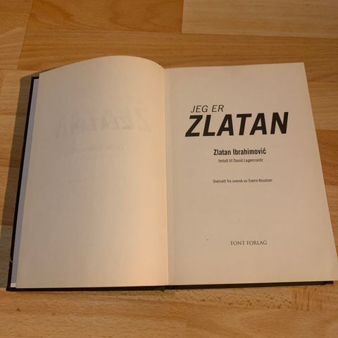 Jeg er Zlatan biografi til salgs!