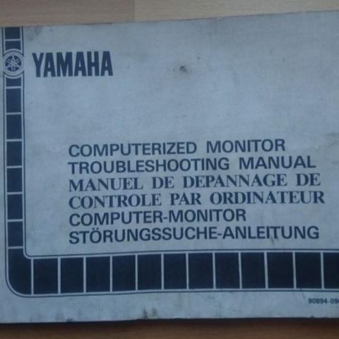 Yamaha mc verksted bok.