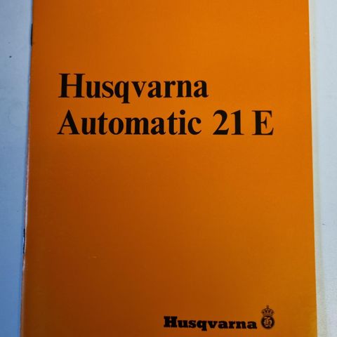 Instruksjonsbok til Husqvarna mod 21E