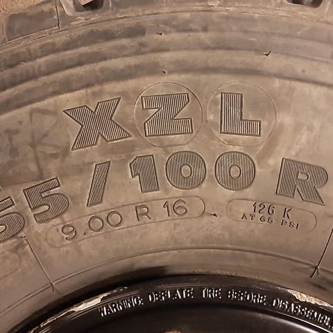 Michelin xzl offroad