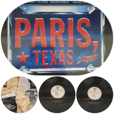 VINTAGE/RETRO LP-VINYL "PARIS TEXAS/ORIGINAL MOTION PICTURE SOUNDTRACK  1985"