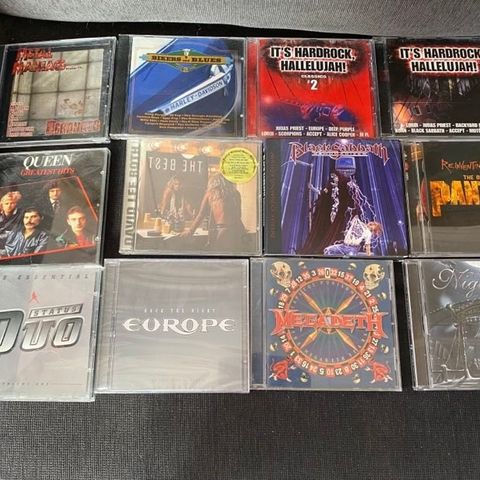 DIVERSE METAL CD PLATER TIL SALGS