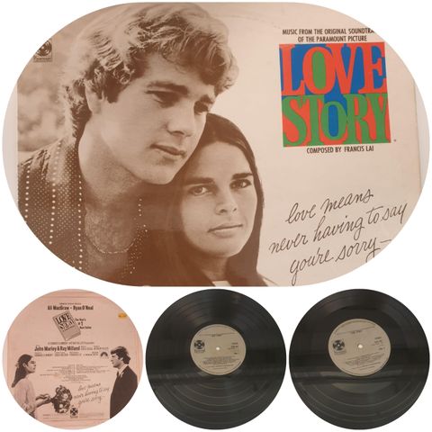 VINTAGE/RETRO LP-VINYL "LOVE STORY/MUSIC FROM THE ORIGINAL SOUNDTRACK 1970"