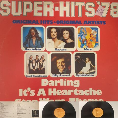 VINTAGE/RETRO LP-VINYL "SUPER HITS '78/ORIGINAL HITS  - ORIGINAL ARTISTS "