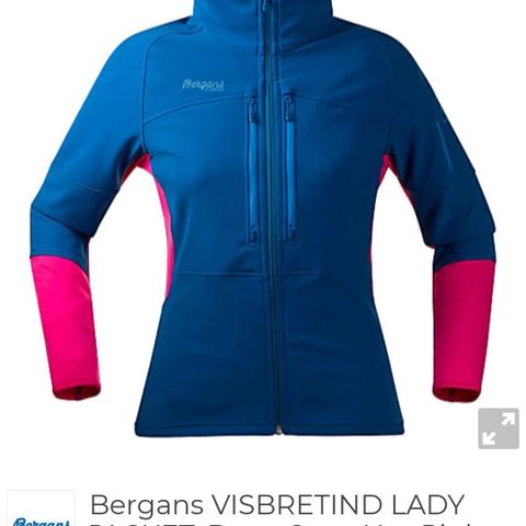 Bergans Visbretind lady jacket str S .litt brukt