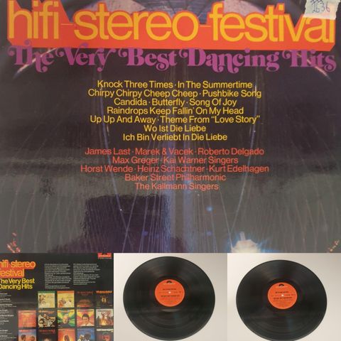 VINTAGE/RETRO LP-VINYL "HIFI STEREO FESTIVAL/THE VERY BEST DANCING HITS 1971"