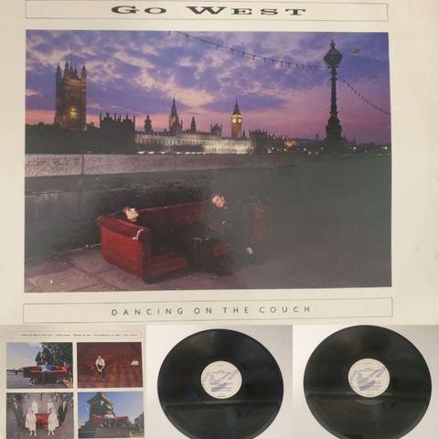 VINTAGE/RETRO LP-VINYL "GO WEST/DANCING ON THE COUCH 1987"