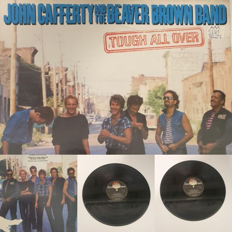 VINTAGE/RETRO LP-VINYL "JOHN CAFFERTY AND THE BEAVER BROWN BAND 1985"