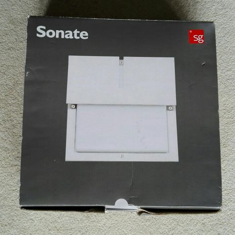 Ny utelampe Sg Sonate galvanisert. 18 W  TC - D