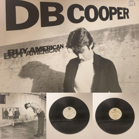 VINTAGE/RETRO LP-VINYL "D B COOPER/BUY AMERICAN 1980"