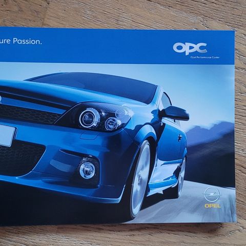 Brosjyre Opel OPC (Astra, Vectra, Zafira, Meriva) 2006