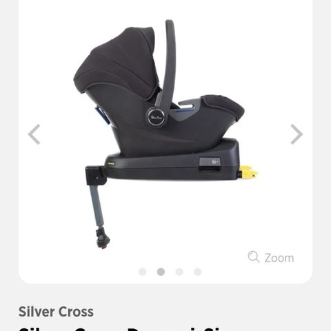 Silver cross dream i-size babystol med base