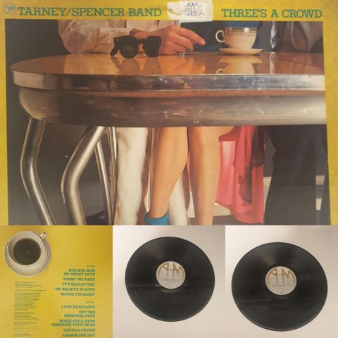 VINTAGE/RETRO LP-VINYL "TRANEY SPENCER BAND/THREE'S A CROWD 1978"