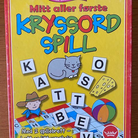 Kryssord-spill til barn