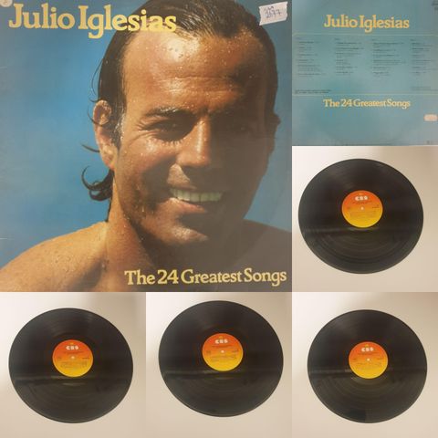 VINTAGE/RETRO LP-VINYL DOBBEL "JULIO IGLESIAS/THE 24 GREATEST SONGS 1978"