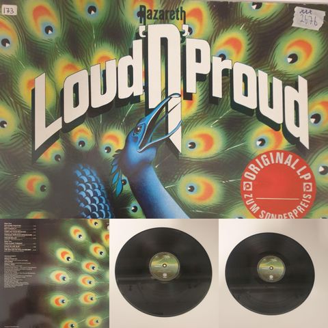 VINTAGE/RETRO LP-VINYL "NAZARETH/LOUD 'N' PROUD 1973"