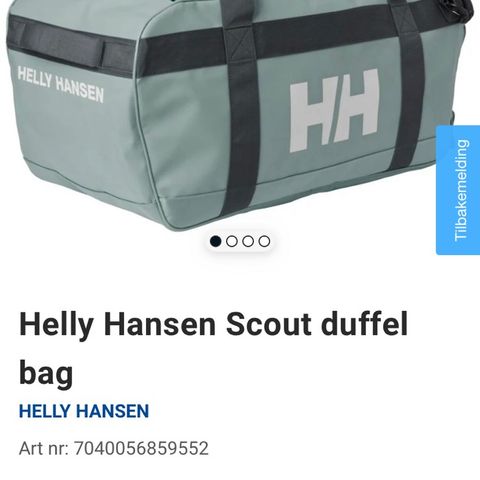 Helly Hansen duffelbag