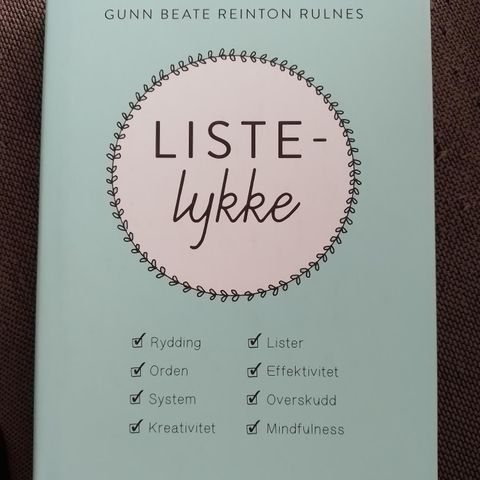 LISTELYKKE - Gunn Beate Reinton Rulnes