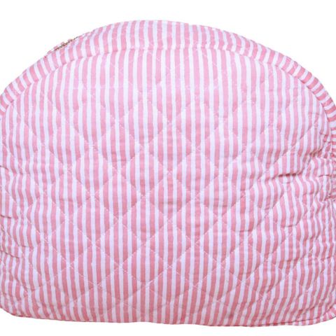 ELLIES AND IVY SMILLA PINK STRIPE WASH BAG