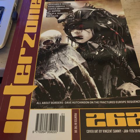 Andy Cox Editor and 4 more Interzone #262 (Jan-Feb 2016) til salgs.