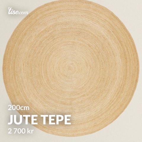 Jute teppe