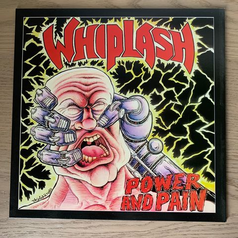 Whiplash – Power And Pain LP  RE 2017 Yellow vinyl Thrash metal klassiker!