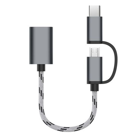 USB 3.0 til USB-C og USB-micro adapter