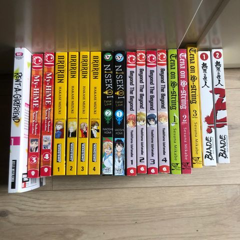 Diverse Manga bøker og serier