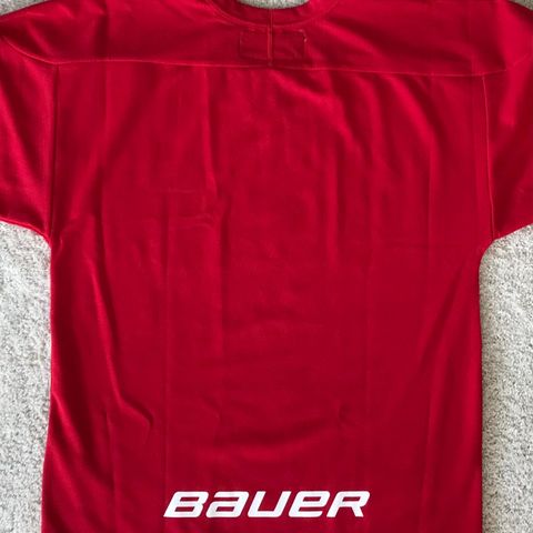 BAUER trøye Jr - Str. L/XL - Rød