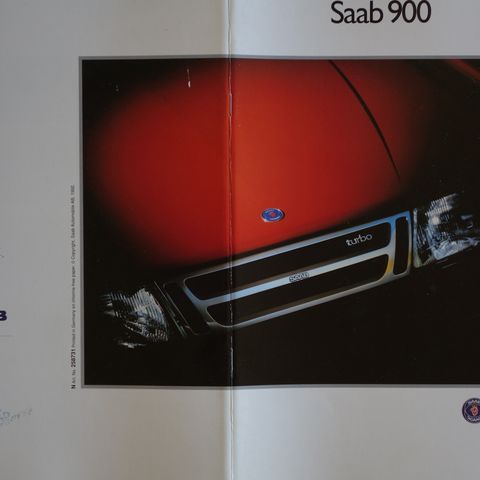 SAAB 900 1993 norsk brosjyre