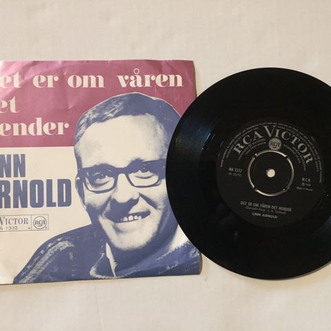 LINN ARNOLD / DET ER OM VÅREN DET HENDER - 7" VINYL SINGLE