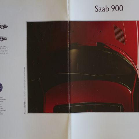 SAAB 900 1989 brosjyre