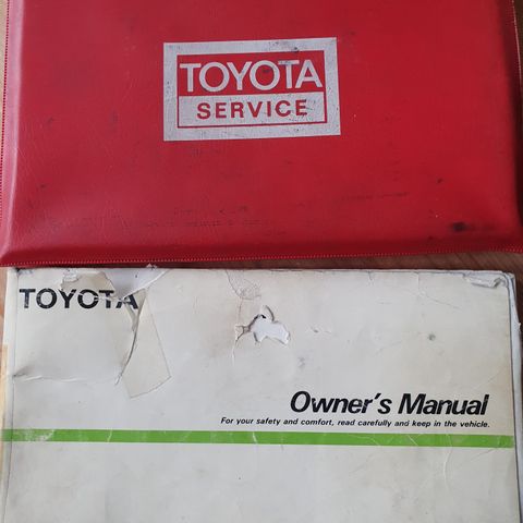 Celica owner's manual 86