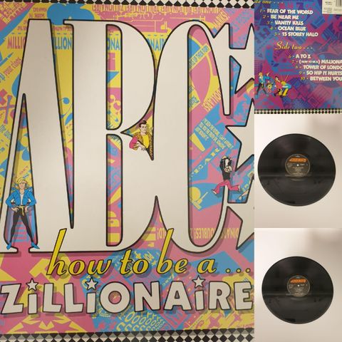VINTAGE/RETRO LP-VINYL "ABC/HOW TO BE A ZILLONAIRE 1985"