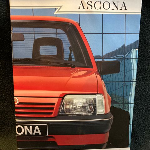 Opel ascona brosjyre