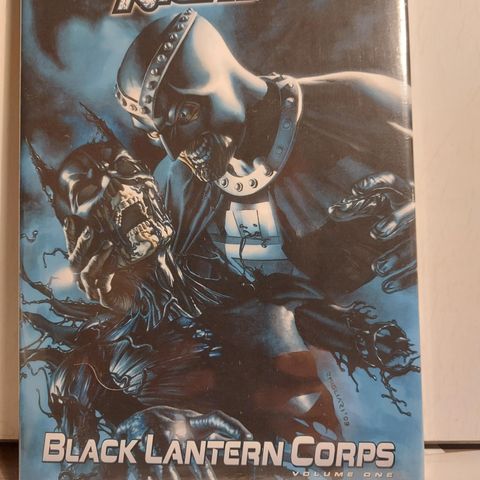 BLACKEST NIGHT BLACK LANTERN corps  vol 1.  Fortsatt i plast!!