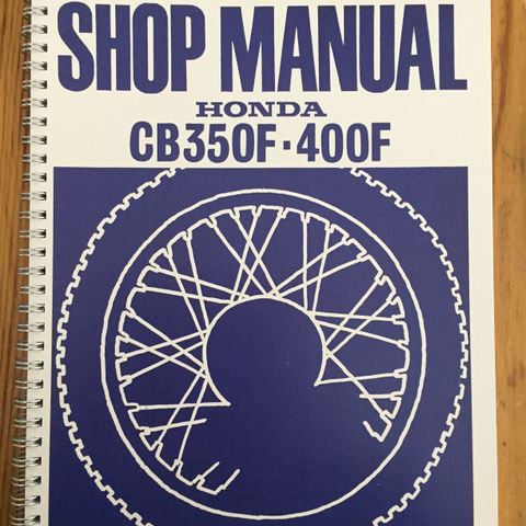 Honda CB350-400F Service Manual Orginal