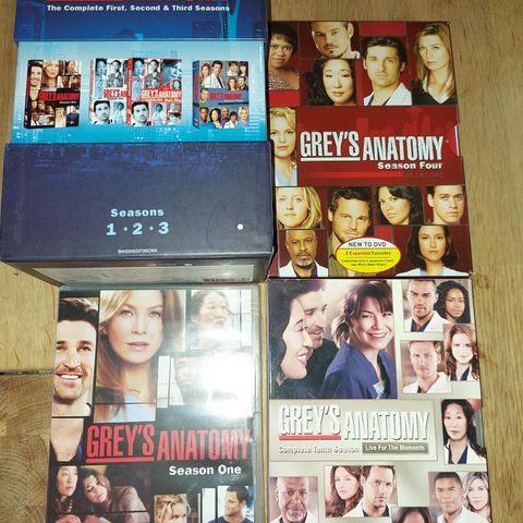 Grey's Anatomy Sesong 1-4 og 10 DVD