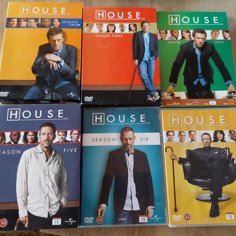 House M.D Sesong 2-7 DVD