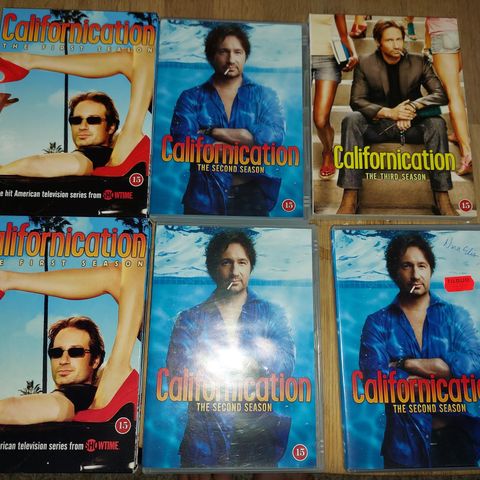 Californication Sesong 1-3 DVD