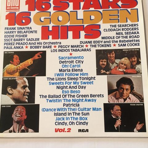 VARIOUS ARTISTS / 16 GOLDEN HITS  VOL. 2 - VINYL LP