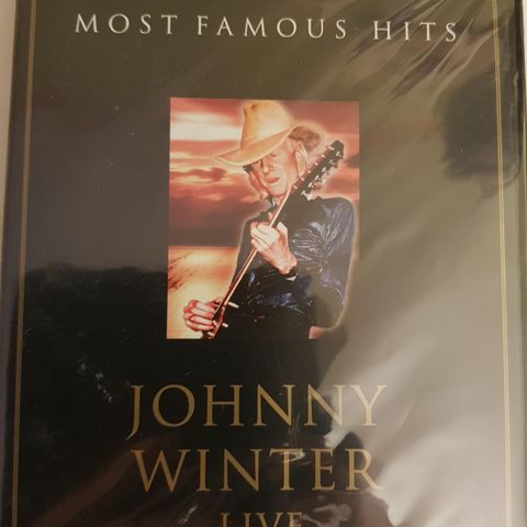 Johnny Winter  Live.  (Ny i plast)