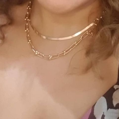 Tiffany (modell)gull halskjede
