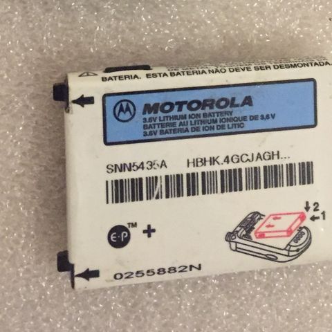 Motorola 3.6V batteri