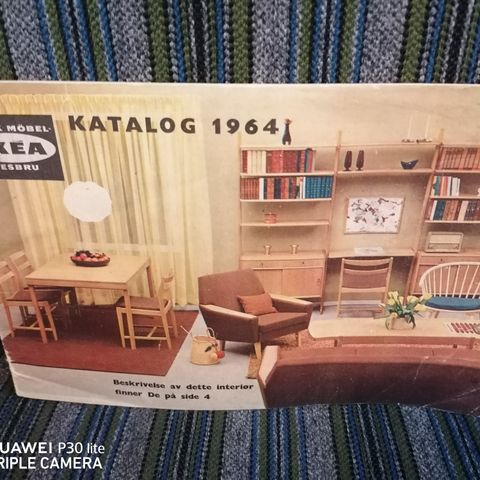 Ikea katalogen fra 1964, året etter at de kom til Norge!