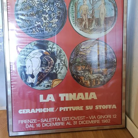 Vintage poster/plakat fra Italia (1982)