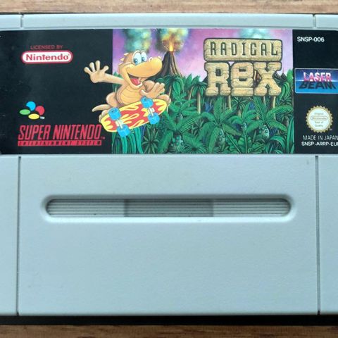 Sjeldent spill: Radical Rex til Super Nintendo SNES