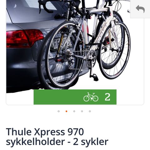 Xpress 970 Sykkelstativ, Grå