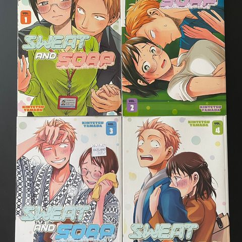 Helt Nye Sweat and soap Manga vol. 1-4
