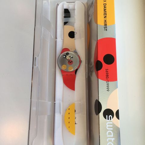 Ny Swatch - Damien Hirst Mickey klokke